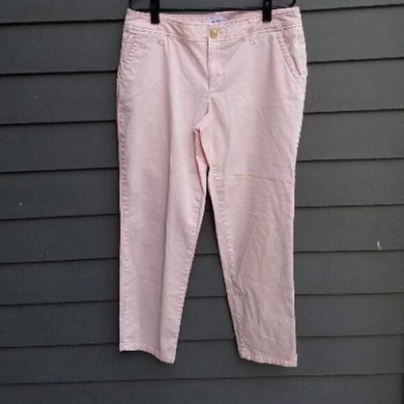 Liz Claiborne PINK Chino Style Pants Size 10 - Picture 1 of 5